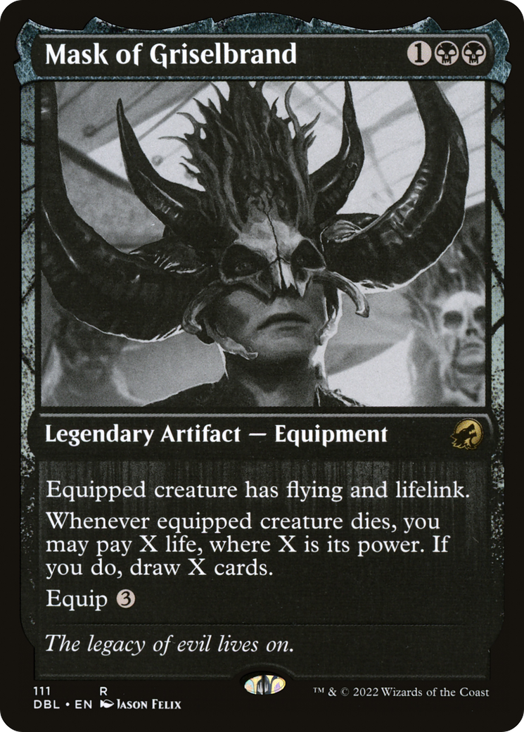 {R} Mask of Griselbrand [Innistrad: Double Feature][DBL 111]