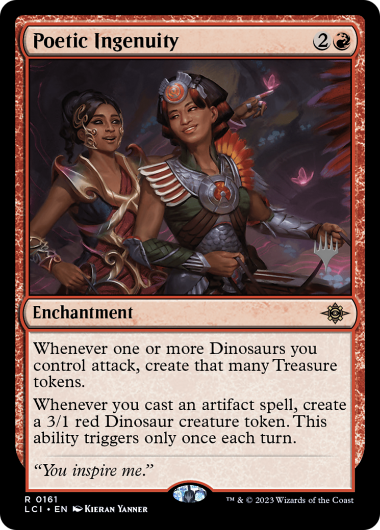 {@R} Poetic Ingenuity (Promo Pack) [The Lost Caverns of Ixalan Promos][PP LCI 161]