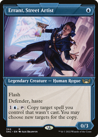 {R} Errant, Street Artist (Showcase Art Deco) [Streets of New Capenna][SNC 344]