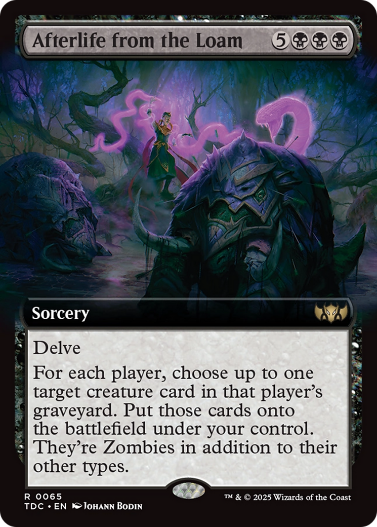 {R} Afterlife from the Loam (Extended Art) [Tarkir: Dragonstorm Commander][TDC 065]