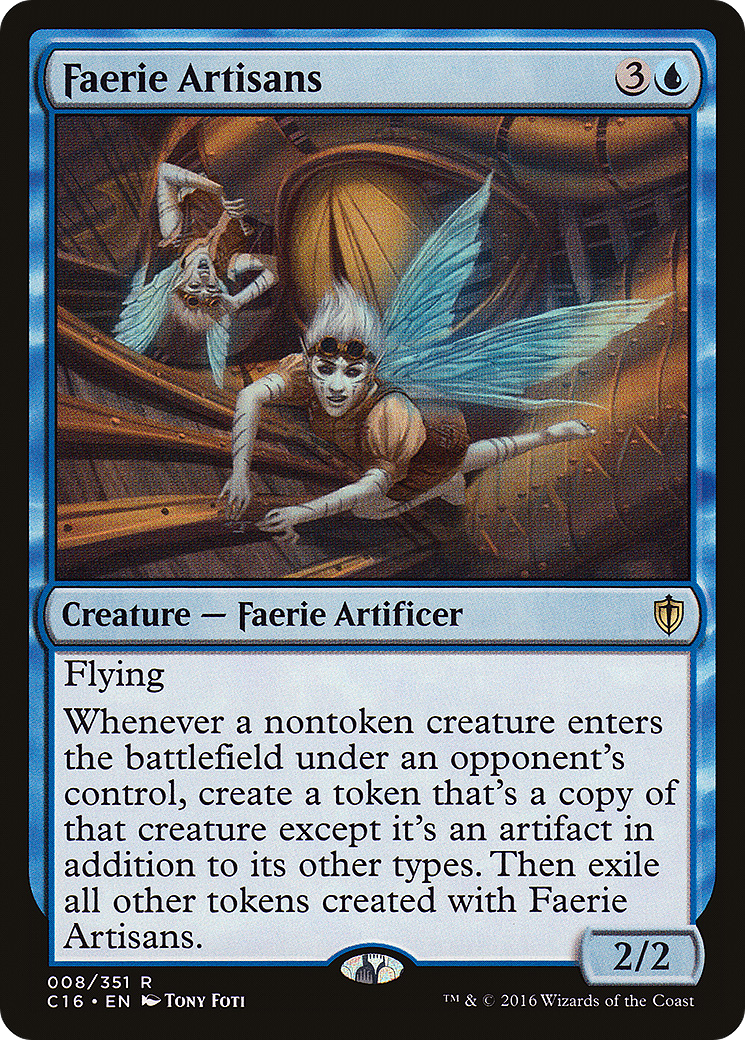 {R} Faerie Artisans [Commander 2016][C16 008]