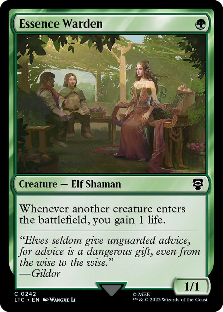 {C} Essence Warden [The Lord of the Rings: Tales of Middle-Earth Commander][LTC 242]