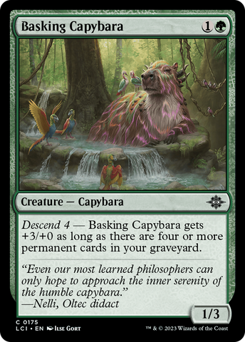 {@C} Basking Capybara [The Lost Caverns of Ixalan][LCI 175]