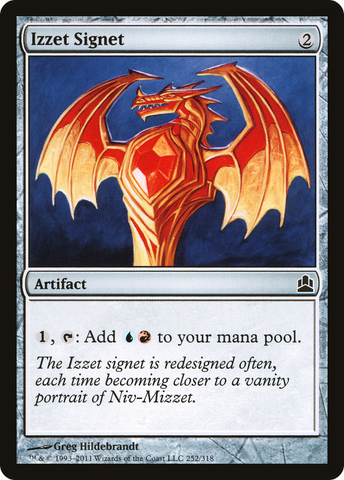 {C} Izzet Signet [Commander 2011][CMD 252]