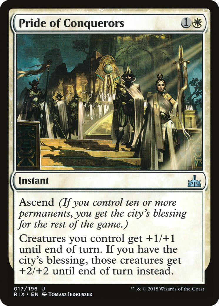 {C} Pride of Conquerors [Rivals of Ixalan][RIX 017]