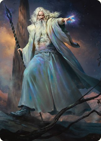 {A} Saruman of Many Colors Art Card [The Lord of the Rings: Tales of Middle-earth Art Series][ALTR 020]