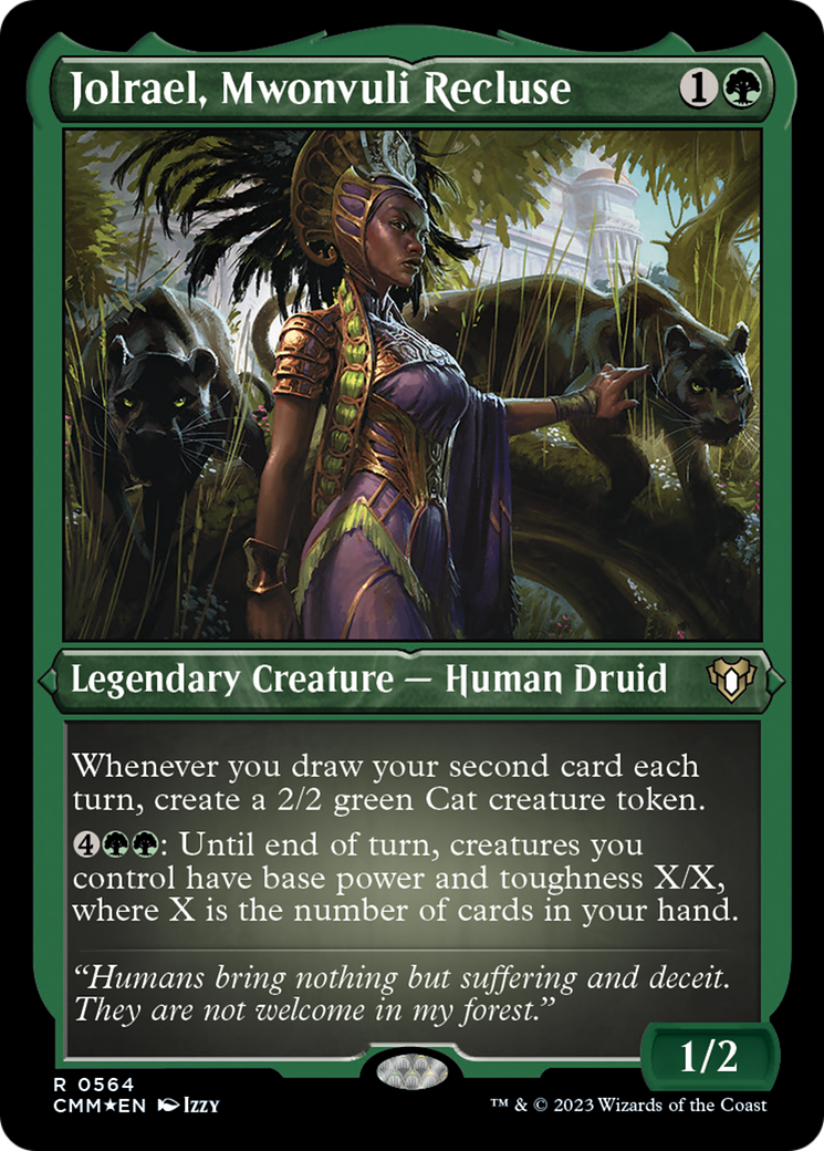 {R} Jolrael, Mwonvuli Recluse (Foil Etched) [Commander Masters][CMM 564]