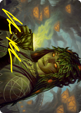 {A} Dina, Soul Steeper Art Card (Gold-Stamped Signature) [Strixhaven: School of Mages Art Series][GS ASTX 023]
