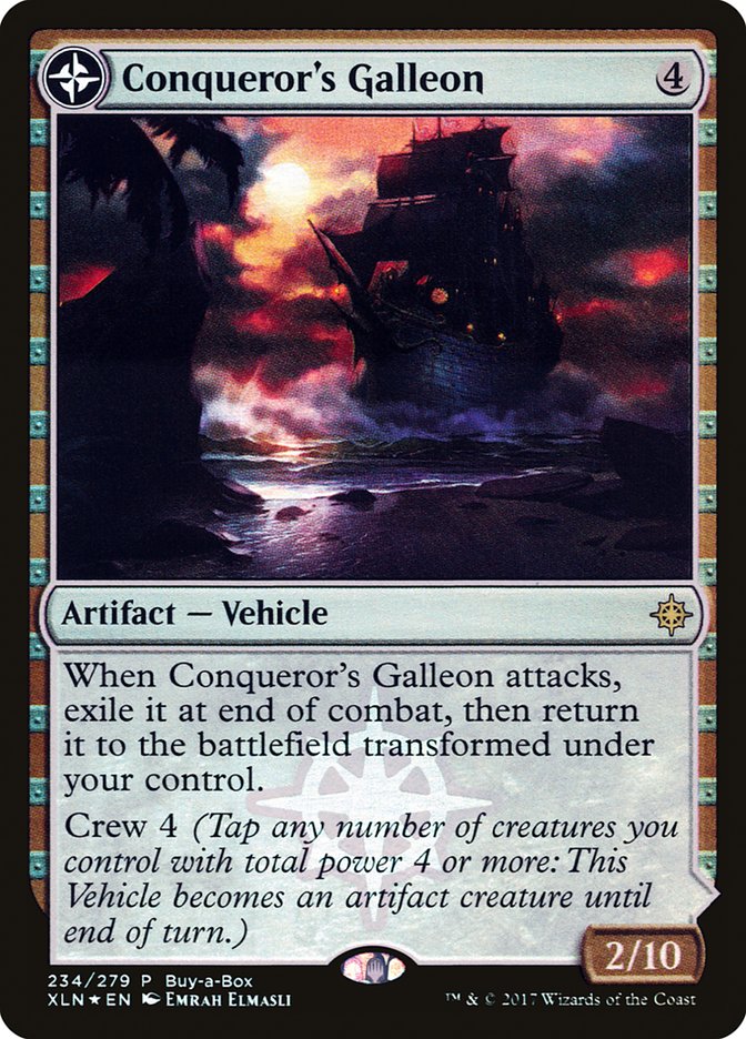 {R} Conqueror's Galleon // Conqueror's Foothold (Buy-A-Box) [Ixalan Treasure Chest][PA PXTC 234] - Misty Mountain Games