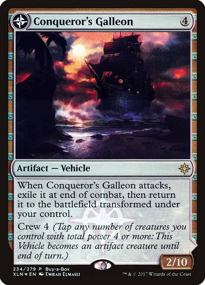 {R} Conqueror's Galleon // Conqueror's Foothold (Buy-A-Box) [Ixalan Treasure Chest][PA PXTC 234] - Misty Mountain Games