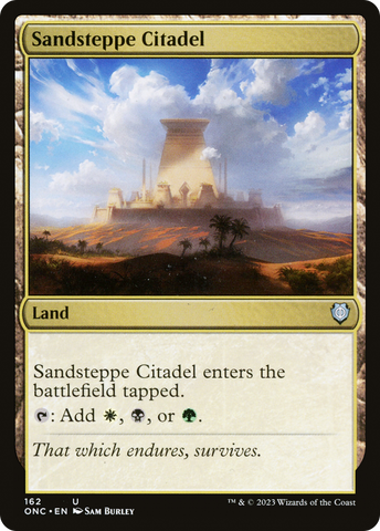 {C} Sandsteppe Citadel [Phyrexia: All Will Be One Commander][ONC 162]
