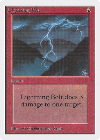 {C} Lightning Bolt [Unlimited Edition][2ED 162]