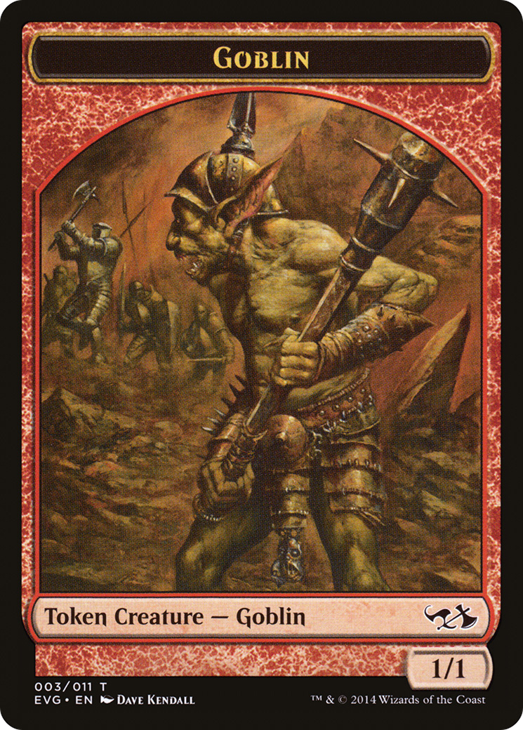 {T} Goblin Token (Elves vs. Goblins) [Duel Decks Anthology Tokens][TEVG 003]