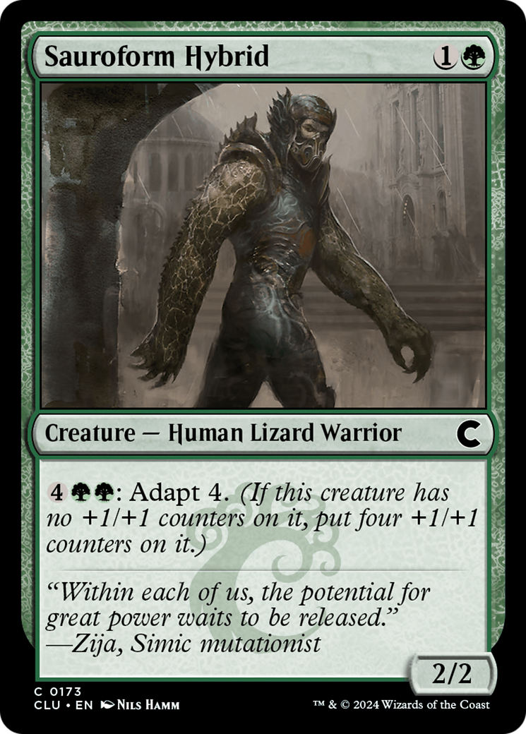 {C} Sauroform Hybrid [Ravnica: Clue Edition][CLU 173]