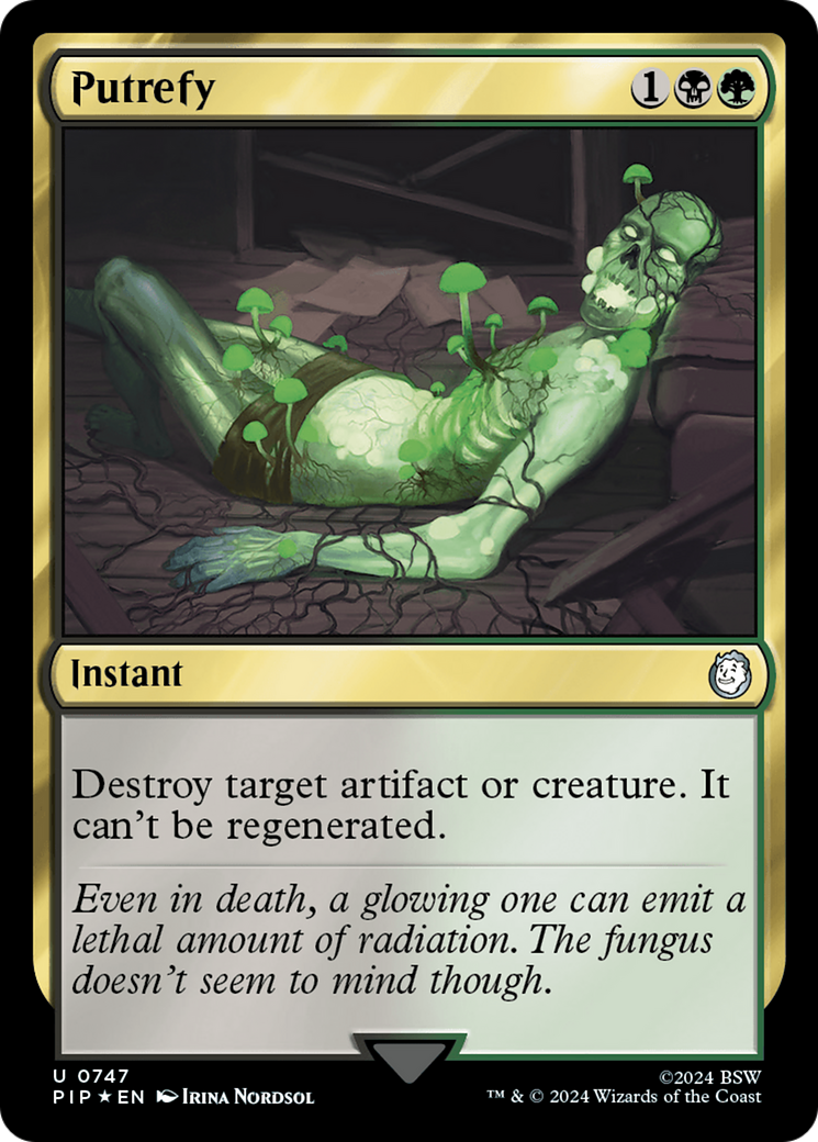 {C} Putrefy (Surge Foil) [Fallout][PIP 747]