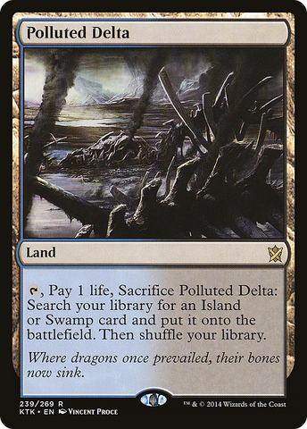 {R} Polluted Delta [Khans of Tarkir][KTK 239]