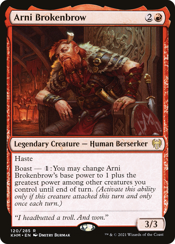{R} Arni Brokenbrow [Kaldheim][KHM 120]