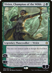 {R} Vivien, Champion of the Wilds [War of the Spark][WAR 180]