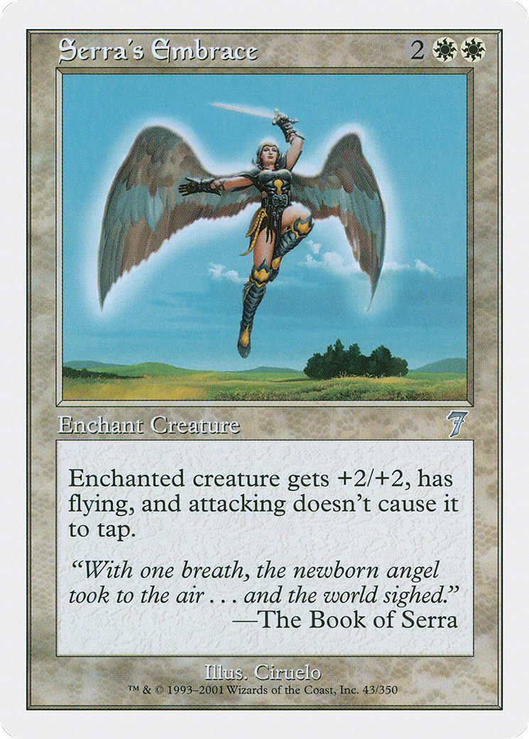 {C} Serra's Embrace [Seventh Edition][7ED 043]