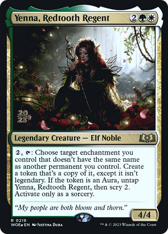 {@R} Yenna, Redtooth Regent [Wilds of Eldraine Prerelease Promos][PR WOE 219]