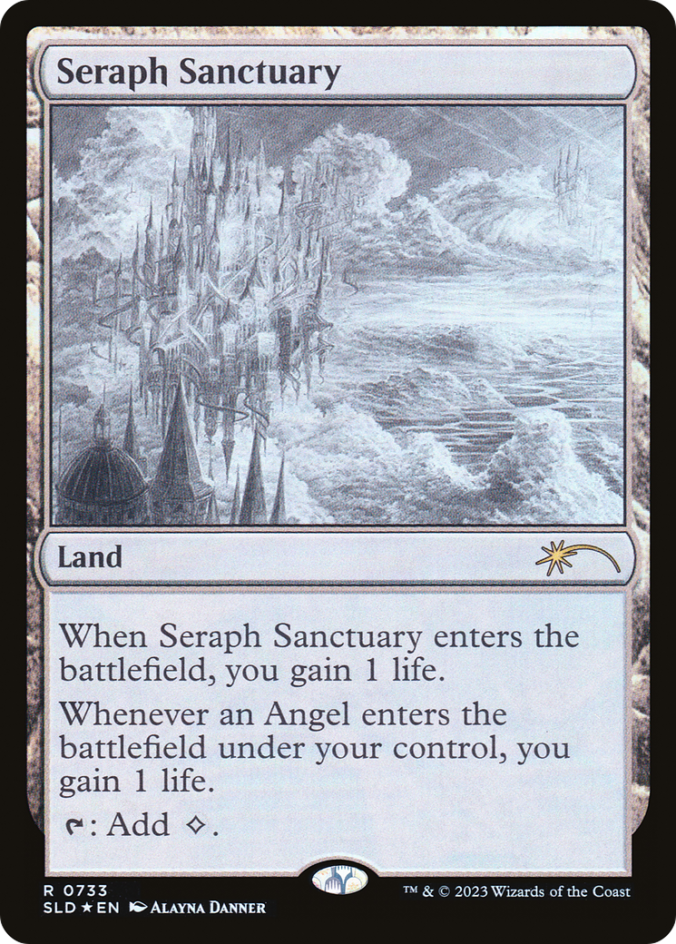{R} Seraph Sanctuary (Sketch) [Secret Lair Drop Promos][SLD 733]