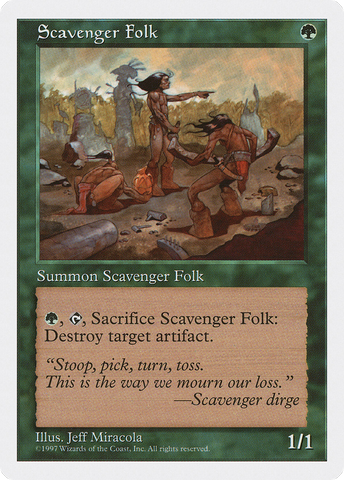 {C} Scavenger Folk [Fifth Edition][5ED 323]