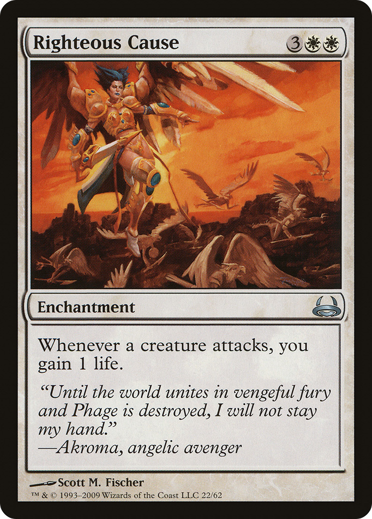 {C} Righteous Cause [Duel Decks: Divine vs. Demonic][DDC 022]