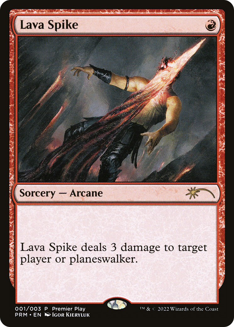 {C} Lava Spike [Pro Tour Promos][PA PRO 001]