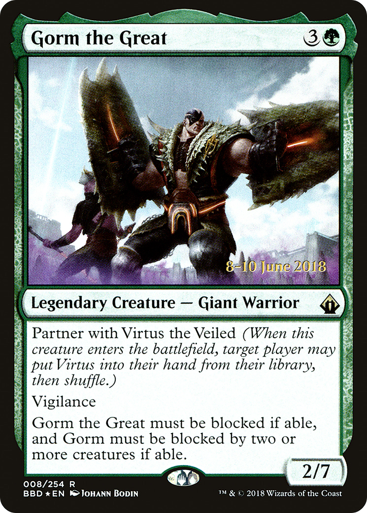 {R} Gorm the Great [Battlebond Prerelease Promos][PR BBD 008]