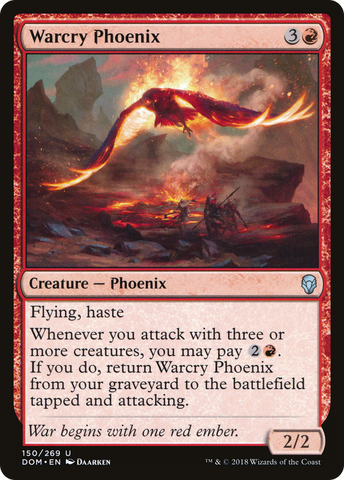 {C} Warcry Phoenix [Dominaria][DOM 150]