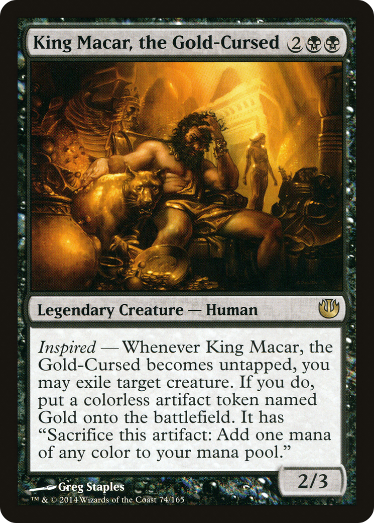 {R} King Macar, the Gold-Cursed [Journey into Nyx][JOU 074]