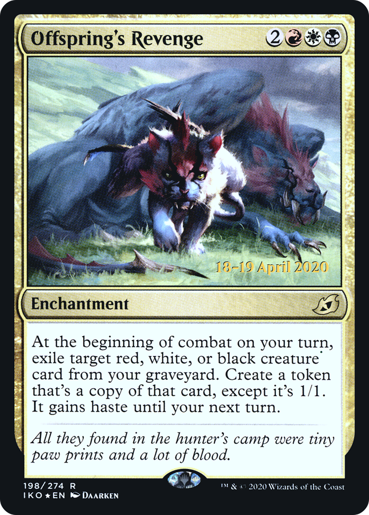 {R} Offspring's Revenge [Ikoria: Lair of Behemoths Prerelease Promos][PR IKO 198]