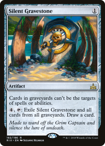 {R} Silent Gravestone [Rivals of Ixalan][RIX 182]