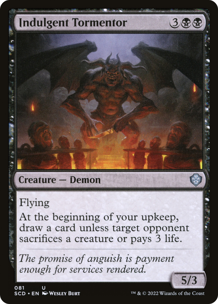 {C} Indulgent Tormentor [Starter Commander Decks][SCD 081]