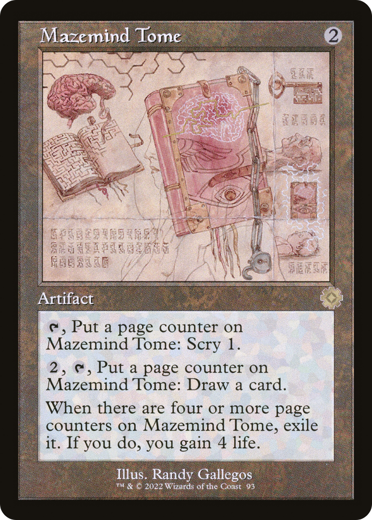 {R} Mazemind Tome (Retro Schematic) [The Brothers' War Retro Artifacts][BRR 093]