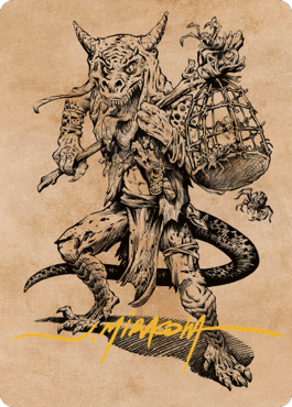 {A} Taunting Kobold Art Card (Gold-Stamped Signature) [Commander Legends: Battle for Baldur's Gate Art Series][GS ACLB 057]