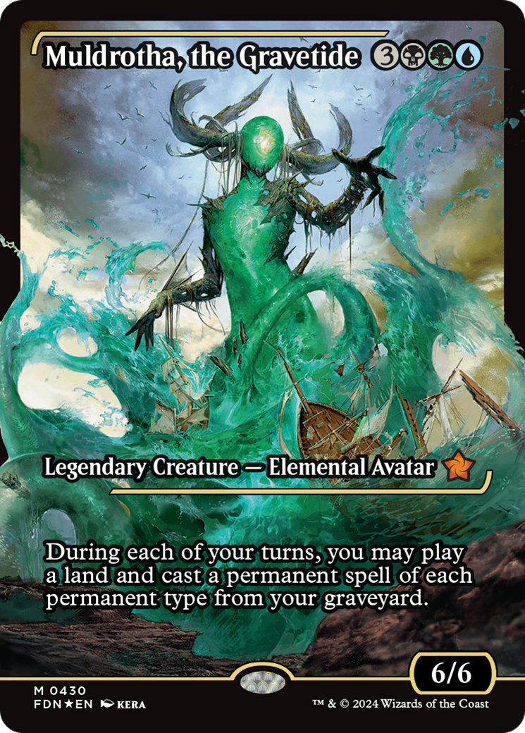 {@R} Muldrotha, the Gravetide (Showcase) (Japanese) [Foundations][JP FDN 430]