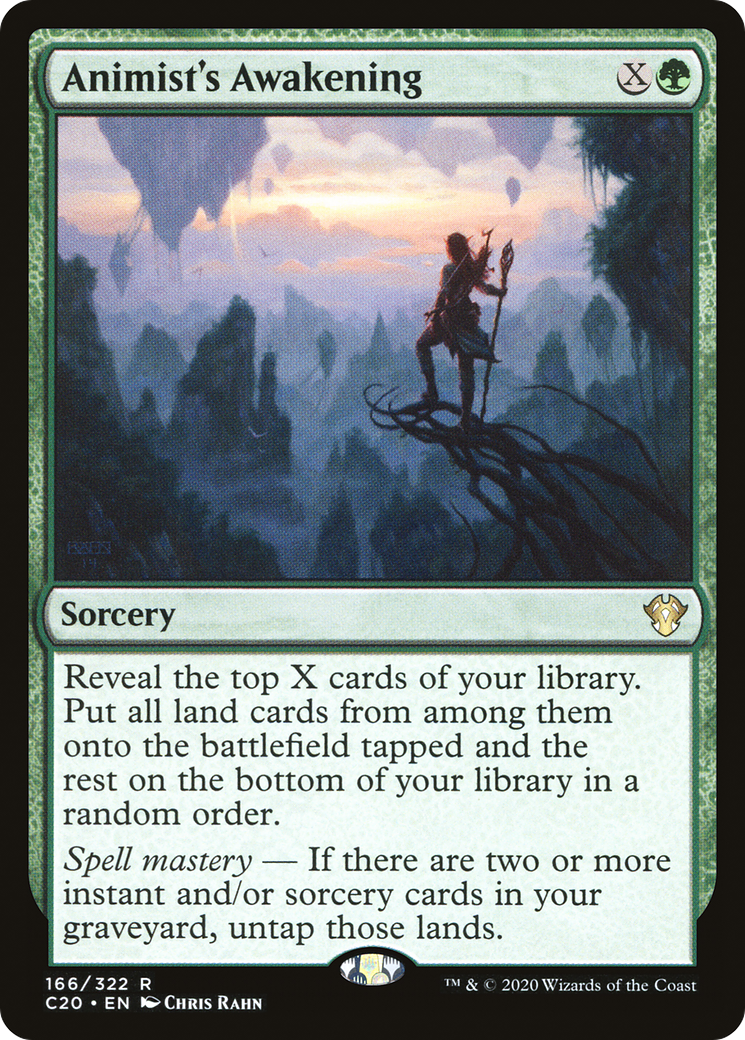 {R} Animist's Awakening [Commander 2020][C20 166]