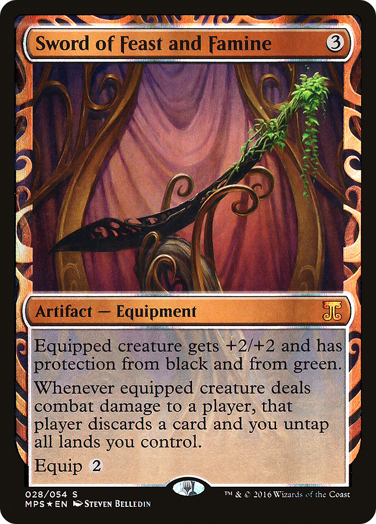 {R} Sword of Feast and Famine [Kaladesh Inventions][MPS 028]