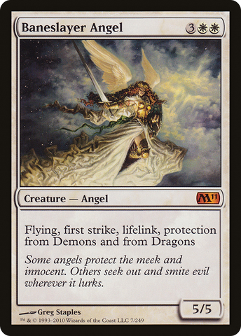 {R} Baneslayer Angel [Magic 2011][M11 007]