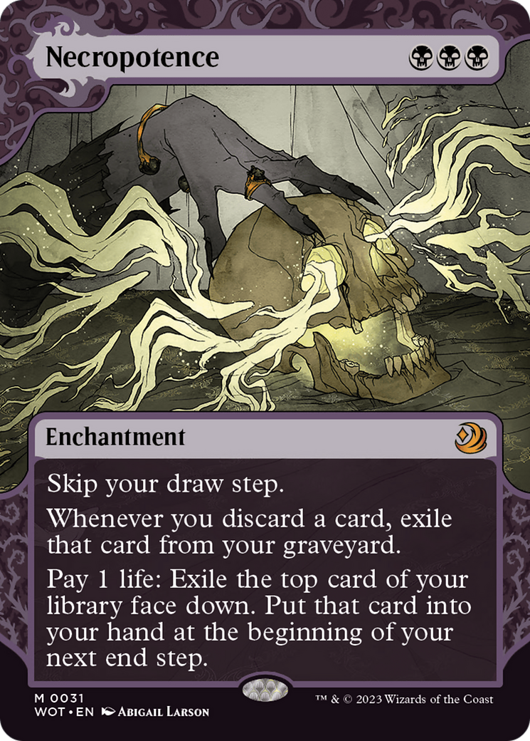 {R} Necropotence [Wilds of Eldraine: Enchanting Tales][WOT 031]