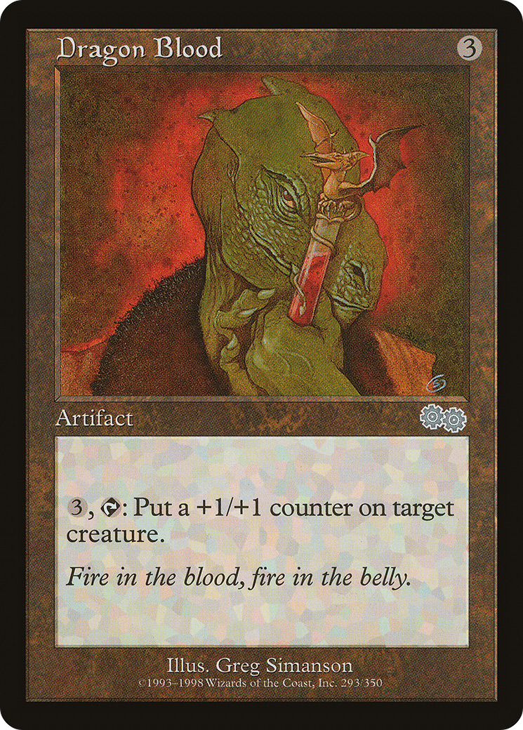 {C} Dragon Blood [Urza's Saga][USG 293]