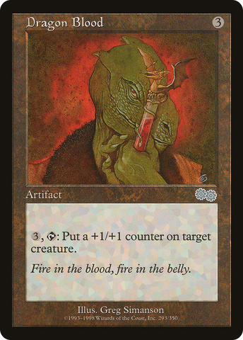 {C} Dragon Blood [Urza's Saga][USG 293]