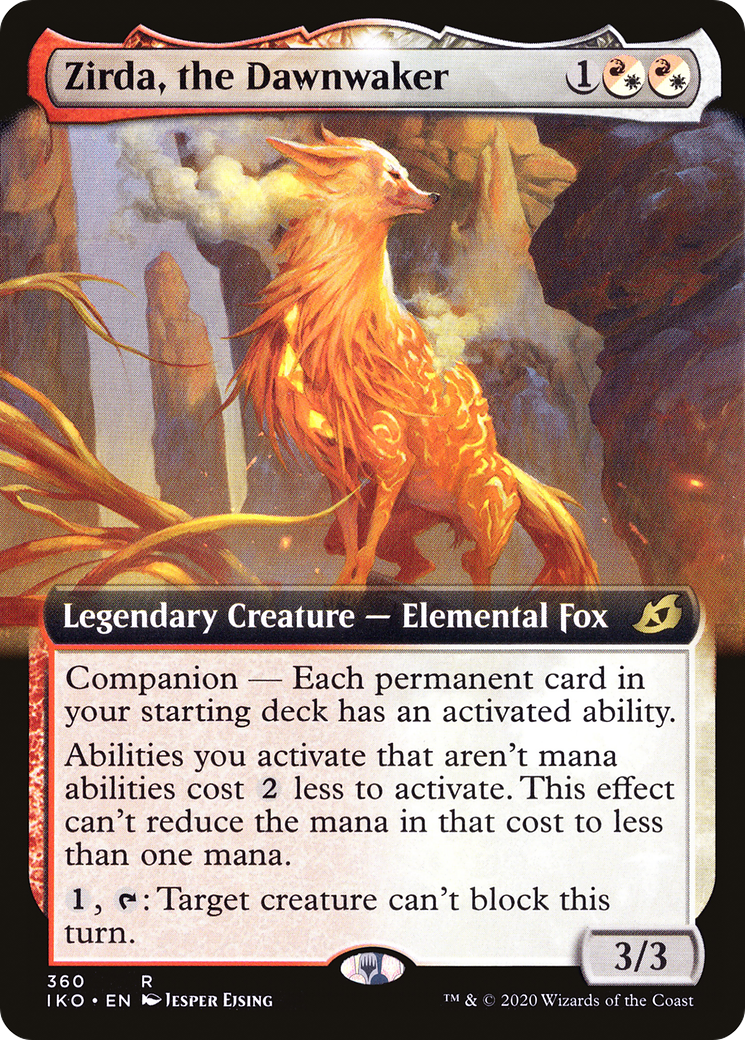 {R} Zirda, the Dawnwaker (Extended Art) [Ikoria: Lair of Behemoths][IKO 360]