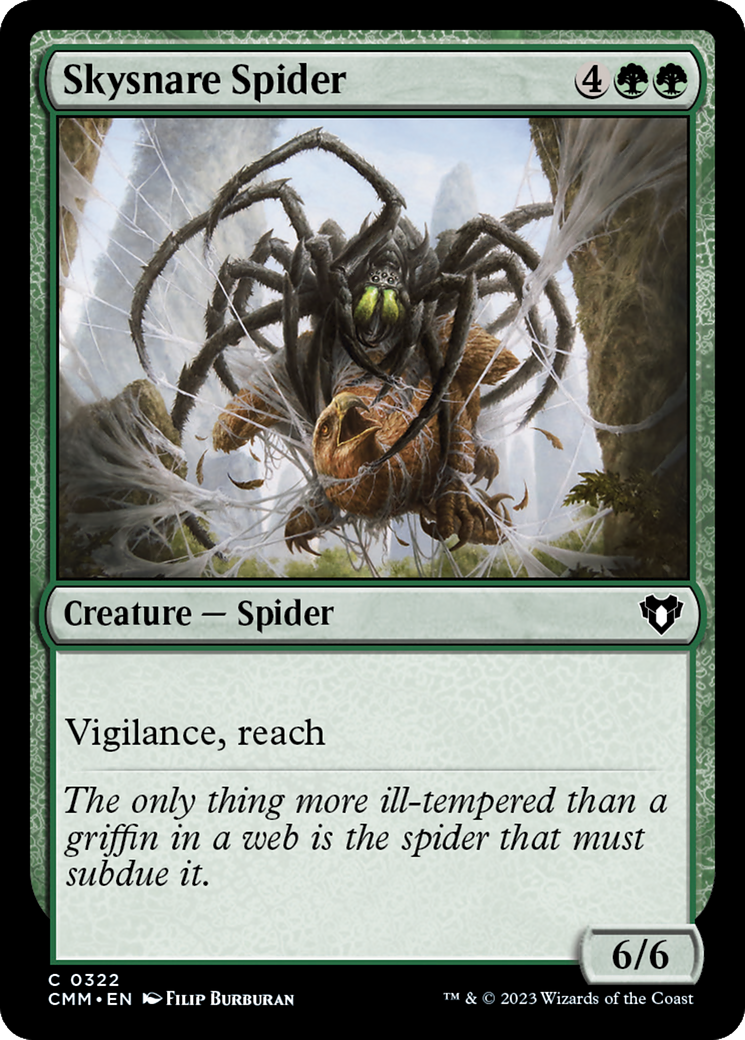 {C} Skysnare Spider [Commander Masters][CMM 322]