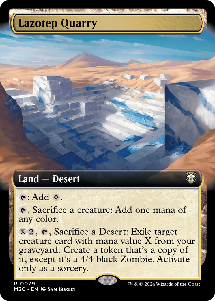 {R} Lazotep Quarry (Extended Art) [Modern Horizons 3 Commander][M3C 079]