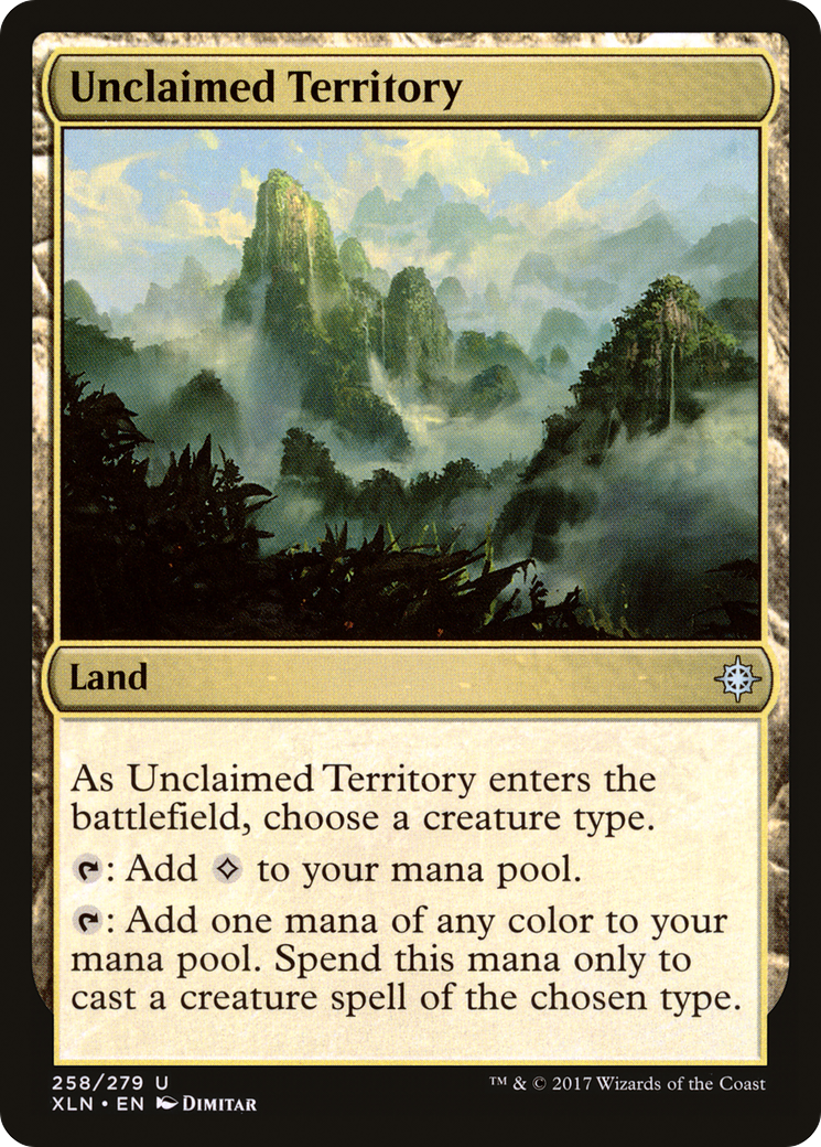 {C} Unclaimed Territory [Ixalan][XLN 258]