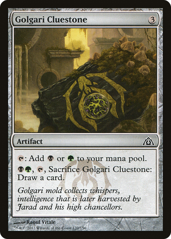 {C} Golgari Cluestone [Dragon's Maze][DGM 139]