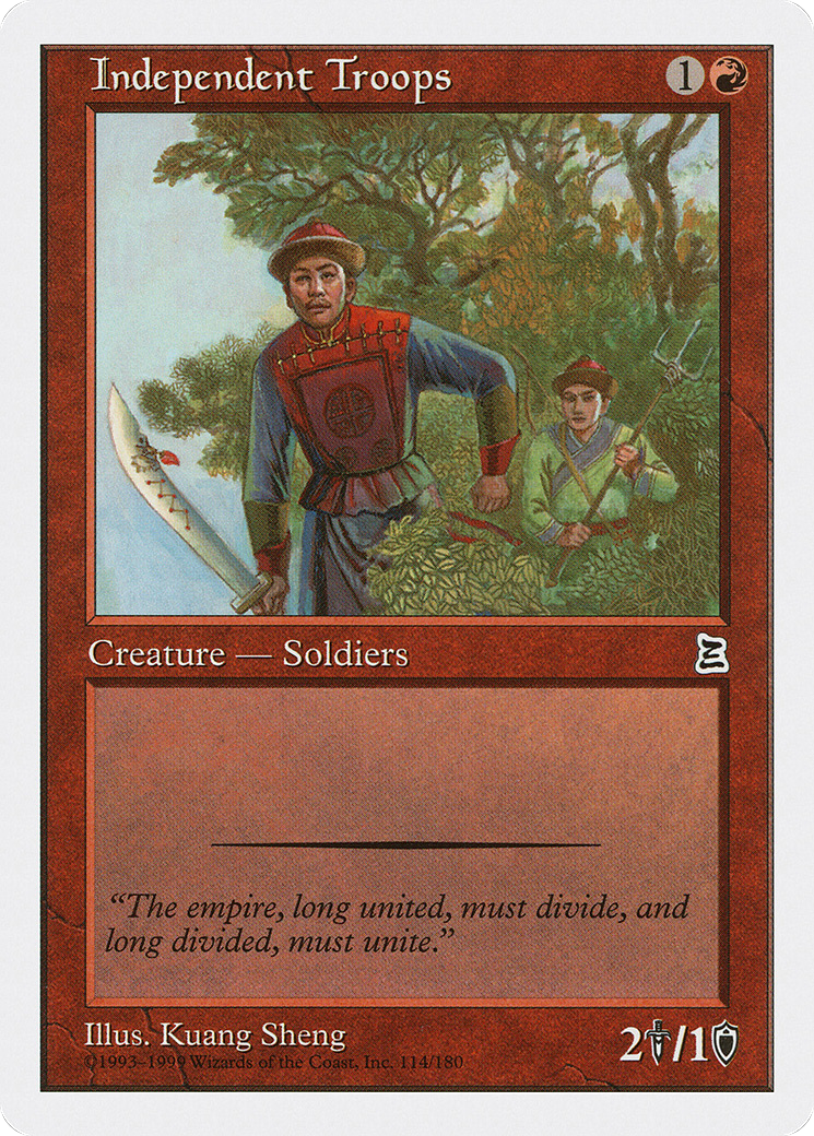 {C} Independent Troops [Portal Three Kingdoms][PTK 114]