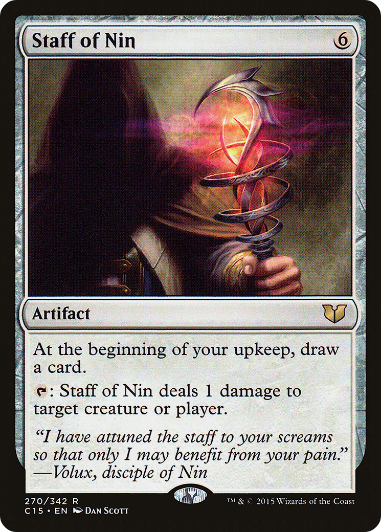 {R} Staff of Nin [Commander 2015][C15 270] - Misty Mountain Games